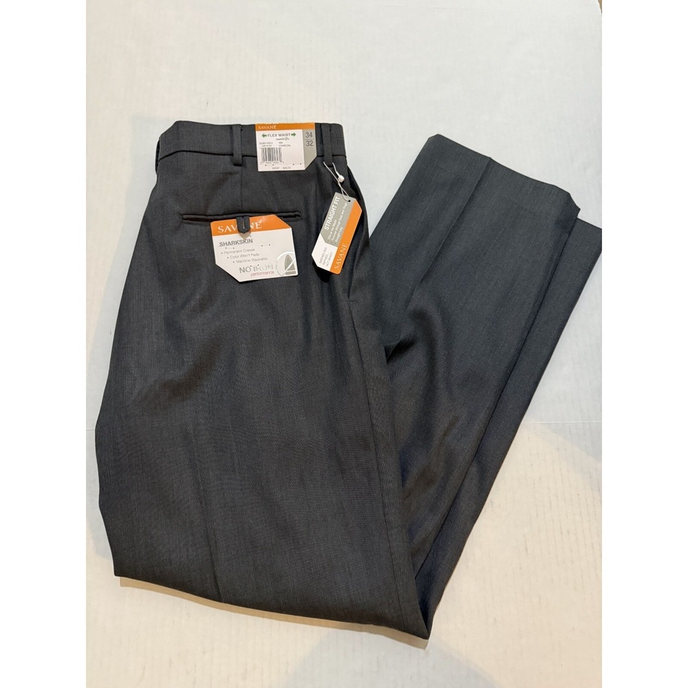 Savane 34x32 Black‎ Dress Pants Men's 34/32 Slash Pockets Pullover Outdoor